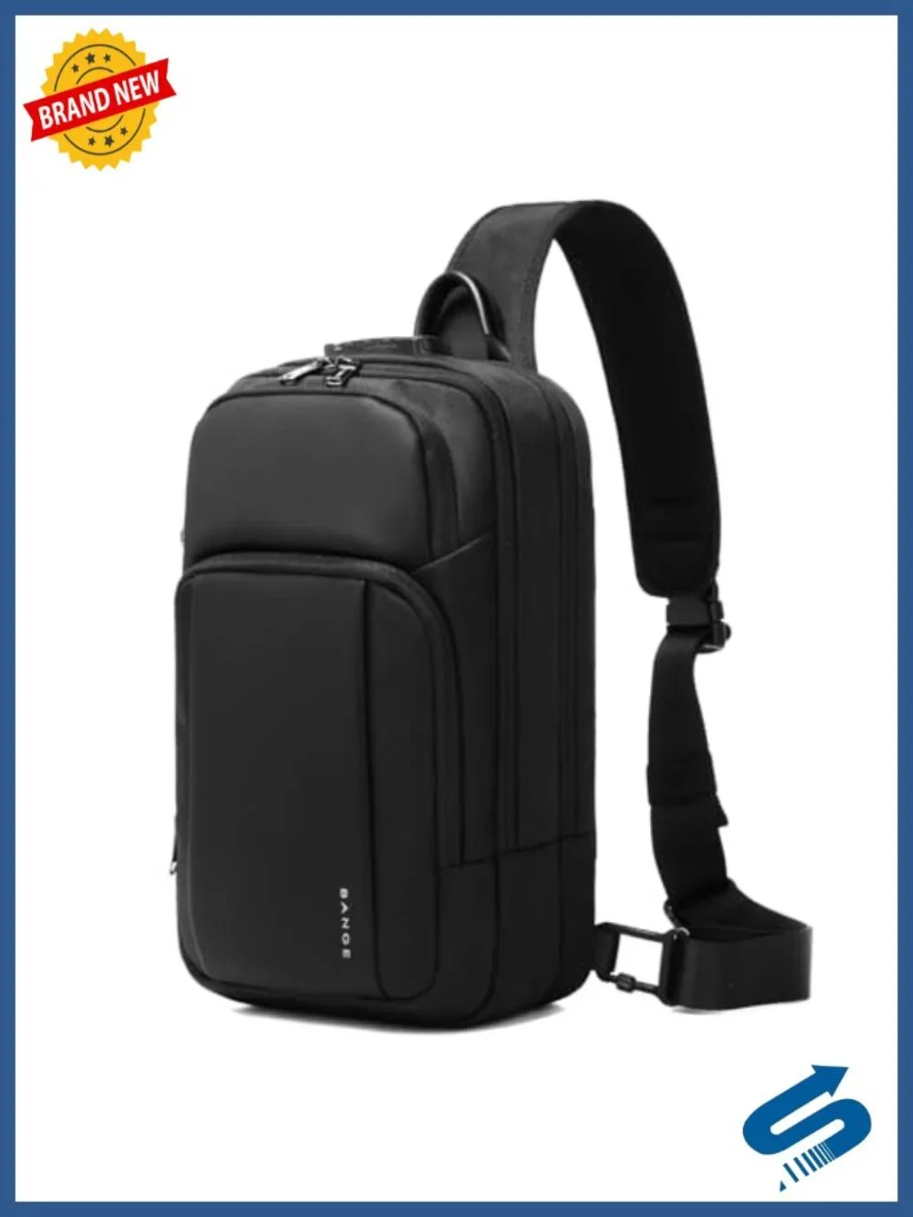 Anti-Theft Sling Bag Crossbody Daypack with Tablet Compartment Water Resistant
